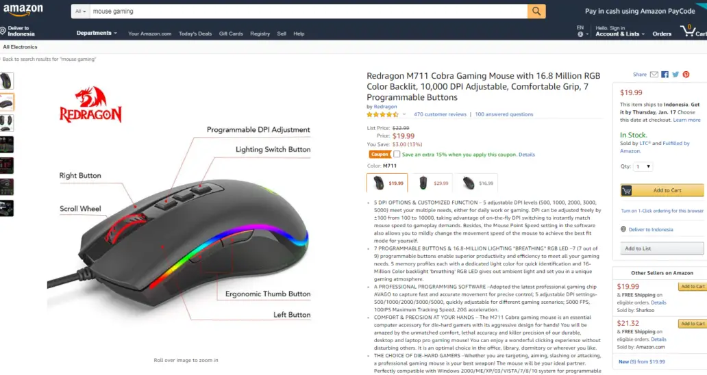 Cara Belanja di Amazon